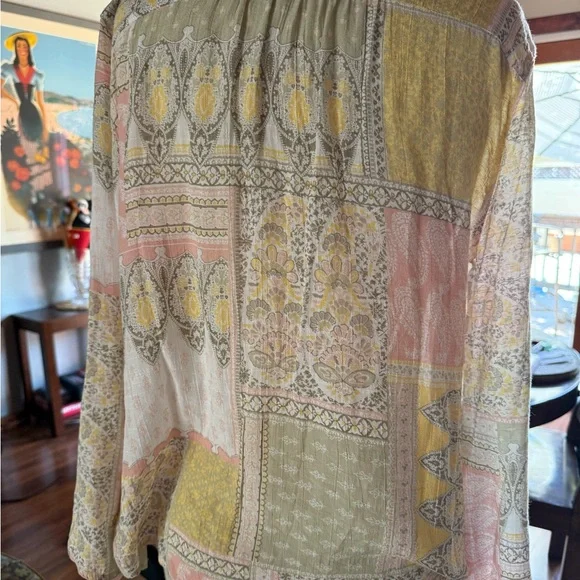 Ruby Rd. Multicolor Patchwork Blouse - Picture 2 of 5